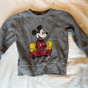 Disney Gray Mickey Mouse Toddler Sweatshirt